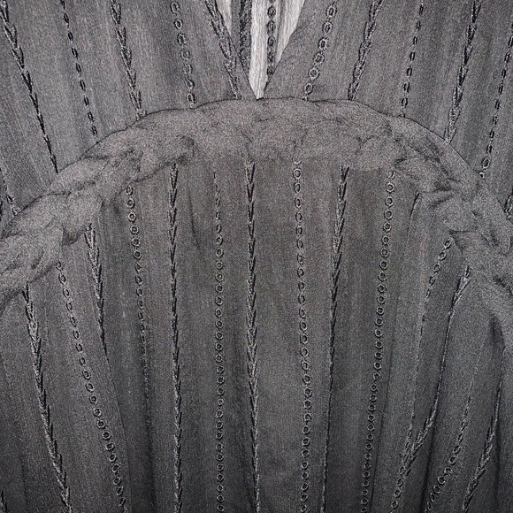 Black Semi-Sheer Tunic Cover-Up - Picture 2 of 8